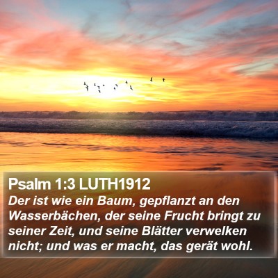 Psalm 1:3 LUTH1912 Bible Verse Image