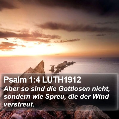 Psalm 1:4 LUTH1912 Bible Verse Image