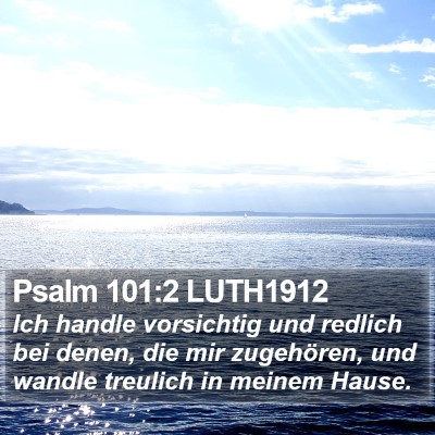Psalm 101:2 LUTH1912 Bible Verse Image