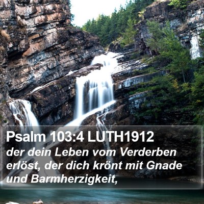 Psalm 103:4 LUTH1912 Bible Verse Image