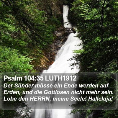Psalm 104:35 LUTH1912 Bible Verse Image