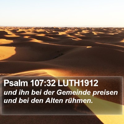 Psalm 107:32 LUTH1912 Bible Verse Image