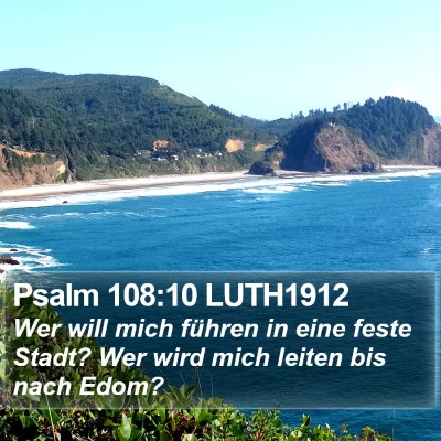 Psalm 108:10 LUTH1912 Bible Verse Image
