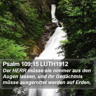 Psalm 109:15 LUTH1912 Bible Verse Image