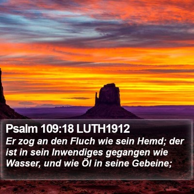 Psalm 109:18 LUTH1912 Bible Verse Image