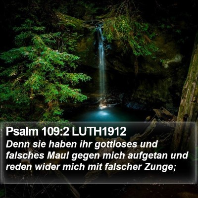 Psalm 109:2 LUTH1912 Bible Verse Image
