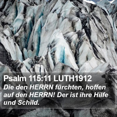 Psalm 115:11 LUTH1912 Bible Verse Image