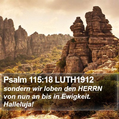 Psalm 115:18 LUTH1912 Bible Verse Image