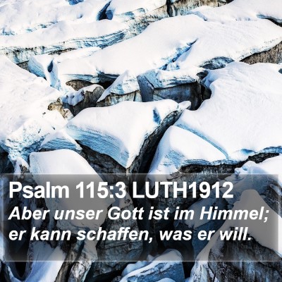 Psalm 115:3 LUTH1912 Bible Verse Image