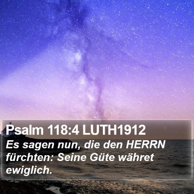 Psalm 118:4 LUTH1912 Bible Verse Image