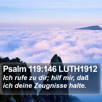 Psalm 119:146 LUTH1912 Bible Verse Image