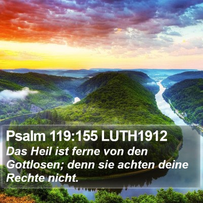 Psalm 119:155 LUTH1912 Bible Verse Image
