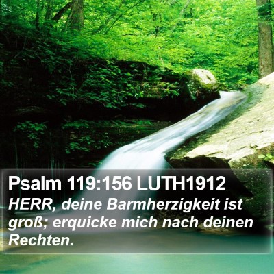 Psalm 119:156 LUTH1912 Bible Verse Image