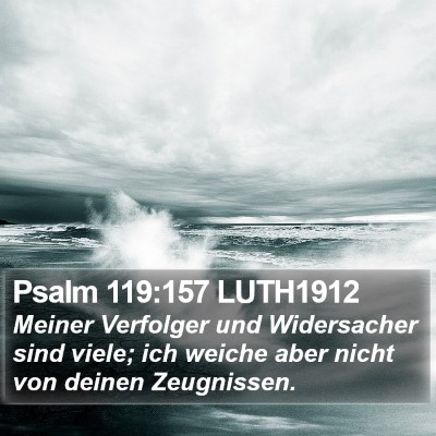 Psalm 119:157 LUTH1912 Bible Verse Image