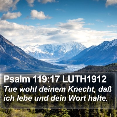 Psalm 119:17 LUTH1912 Bible Verse Image