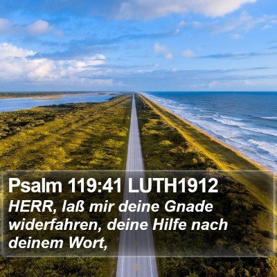 Psalm 119:41 LUTH1912 Bible Verse Image