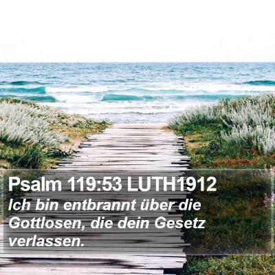 Psalm 119:53 LUTH1912 Bible Verse Image