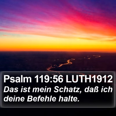 Psalm 119:56 LUTH1912 Bible Verse Image