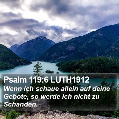 Psalm 119:6 LUTH1912 Bible Verse Image