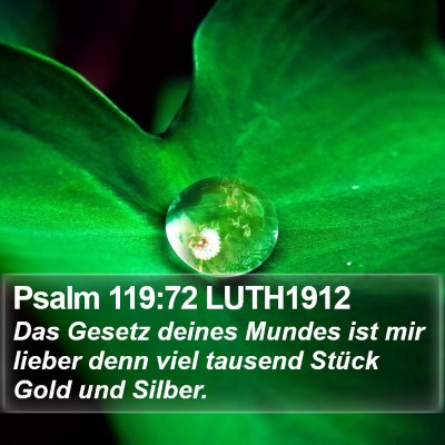 Psalm 119:72 LUTH1912 Bible Verse Image