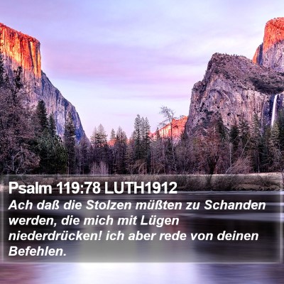 Psalm 119:78 LUTH1912 Bible Verse Image