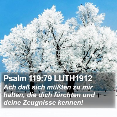 Psalm 119:79 LUTH1912 Bible Verse Image