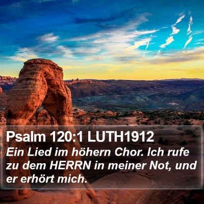 Psalm 120:1 LUTH1912 Bible Verse Image