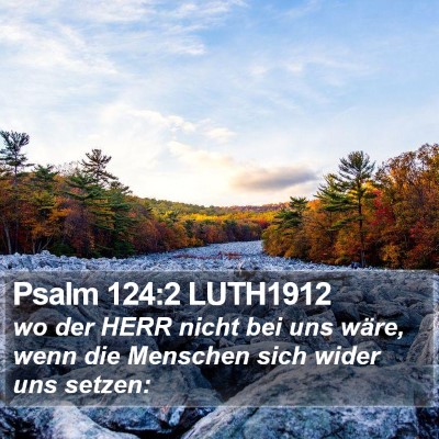 Psalm 124:2 LUTH1912 Bible Verse Image