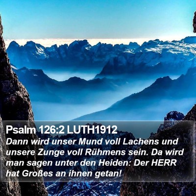 Psalm 126:2 LUTH1912 Bible Verse Image