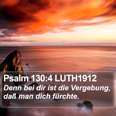 Psalm 130:4 LUTH1912 Bible Verse Image