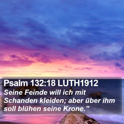 Psalm 132:18 LUTH1912 Bible Verse Image