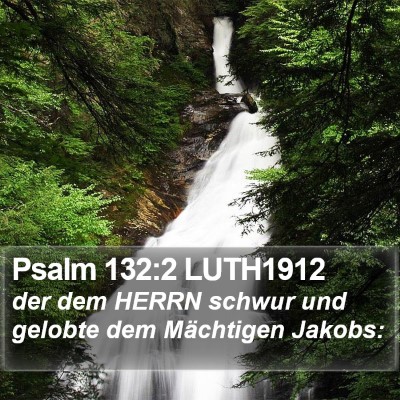 Psalm 132:2 LUTH1912 Bible Verse Image