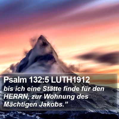 Psalm 132:5 LUTH1912 Bible Verse Image