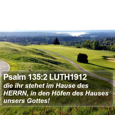 Psalm 135:2 LUTH1912 Bible Verse Image