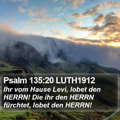 Psalm 135:20 LUTH1912 Bible Verse Image