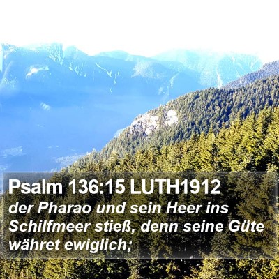 Psalm 136:15 LUTH1912 Bible Verse Image
