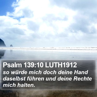 Psalm 139:10 LUTH1912 Bible Verse Image