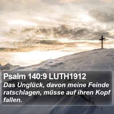 Psalm 140:9 LUTH1912 Bible Verse Image