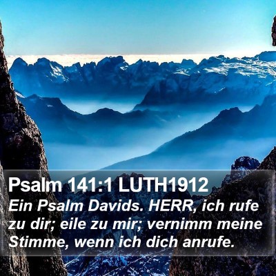 Psalm 141:1 LUTH1912 Bible Verse Image
