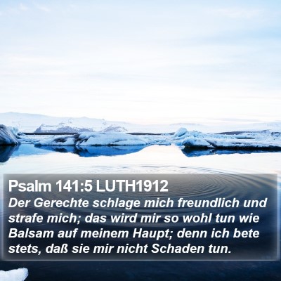 Psalm 141:5 LUTH1912 Bible Verse Image