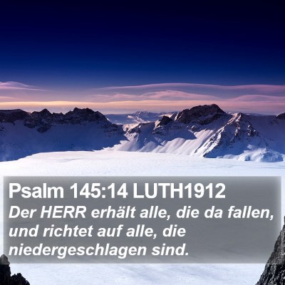 Psalm 145:14 LUTH1912 Bible Verse Image