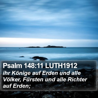 Psalm 148:11 LUTH1912 Bible Verse Image