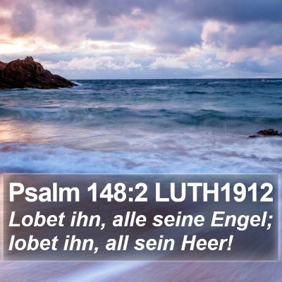 Psalm 148:2 LUTH1912 Bible Verse Image