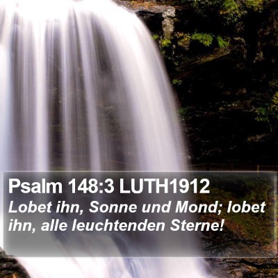 Psalm 148:3 LUTH1912 Bible Verse Image