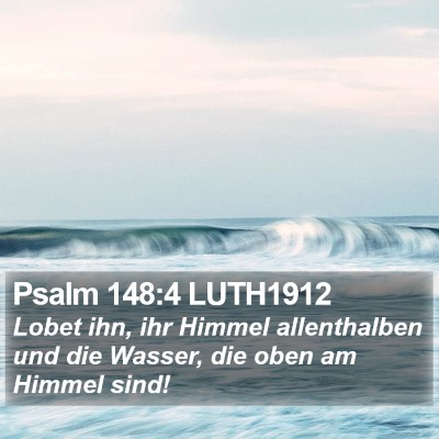 Psalm 148:4 LUTH1912 Bible Verse Image
