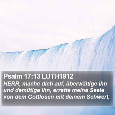 Psalm 17:13 LUTH1912 Bible Verse Image