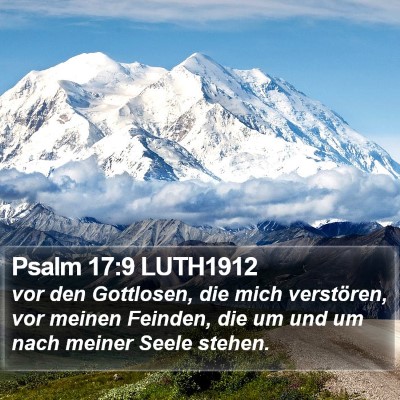 Psalm 17:9 LUTH1912 Bible Verse Image