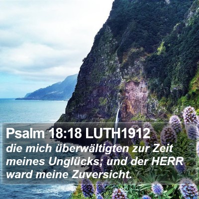 Psalm 18:18 LUTH1912 Bible Verse Image
