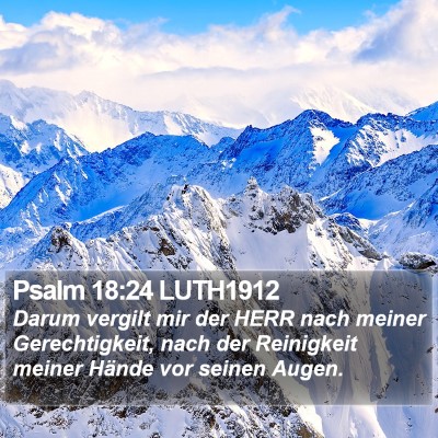 Psalm 18:24 LUTH1912 Bible Verse Image
