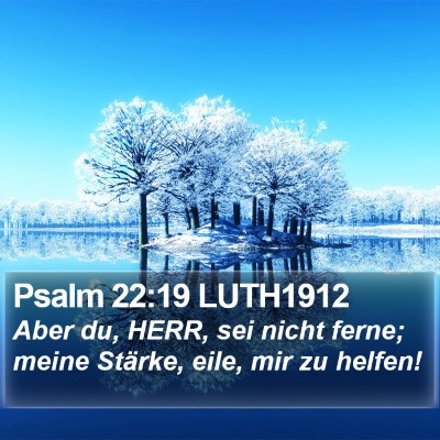 Psalm 22:19 LUTH1912 Bible Verse Image